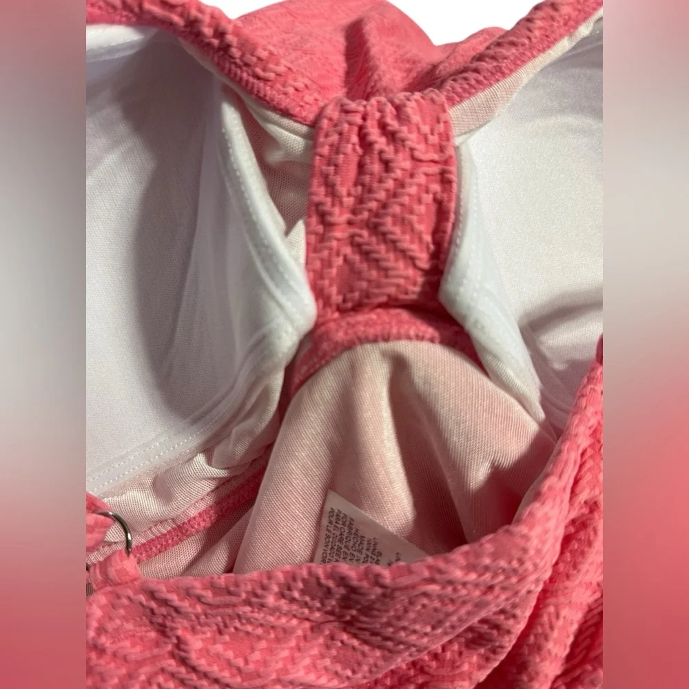 Swim Solutions Tummy Control Bow Front Swim Dress NWT Sz 18 - Picture 10 of 15